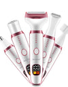 Five-in-one Lady Shaver Electric Women's Private Part Shaver Hair Trimmer Hair Removal Device