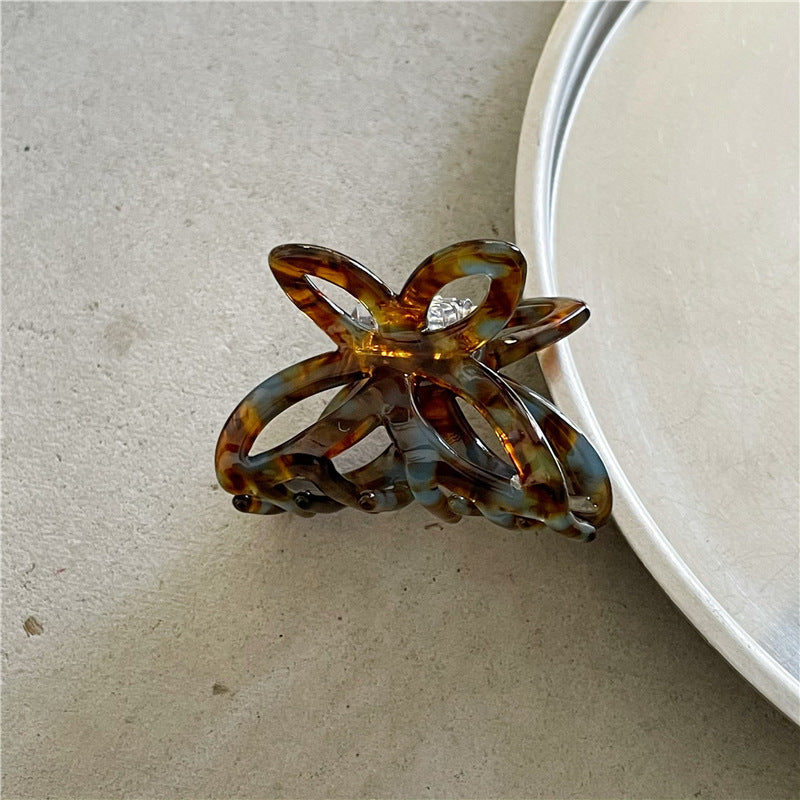 Fashion Retro Colorized Butterfly Small Hair Clip