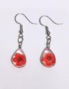 Fashion Drop-shaped Dried Flower Earrings