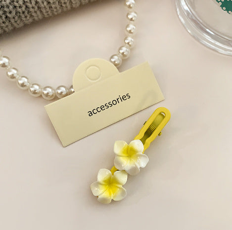 Cherry Blossom Cute Side Cropped Hair Clip Hair Rope