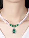 925 Silver Shell Pearl Necklace