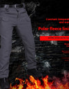 Winter Tactical Pants Men's Fleece-lined Waterproof Shark Skin Soft Shell Tactical Pants