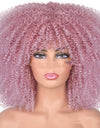 Small Curly Hair Rose Mesh Synthetic Headgear
