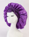 New Silk Bonnet For Sleeping Women Satin Bonnet Hair Bonnet Night Sleep Cap Scarf Wrap For Curly Hair With Tie Band For Curly Hair