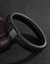 Leather Cord Bracelet Authentic Leather Weave