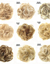 New Trendy Design Women Wavy Curly Messy Hair Bun Synthetic