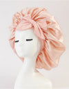 New Silk Bonnet For Sleeping Women Satin Bonnet Hair Bonnet Night Sleep Cap Scarf Wrap For Curly Hair With Tie Band For Curly Hair