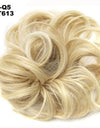 New Trendy Design Women Wavy Curly Messy Hair Bun Synthetic