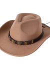 Woolen Hat Western Cowboy Top Hat Men's And Women's Curling Shell Accessories