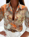 Women's Spring Summer Long Sleeve Casual Shirt