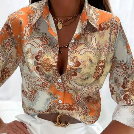 Women's Spring Summer Long Sleeve Casual Shirt