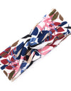 Floral cross hair band