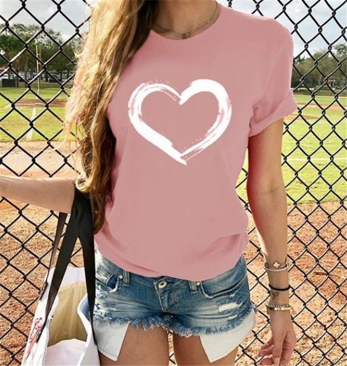 Women's short sleeve T-shirt top