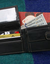 Single zipper horizontal wallet