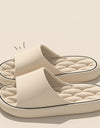Non-slip Design Bathroom Slippers Home Summer Thick Sole Floor Bedroom House Shoes For Women Men