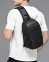 USB Charging Design Chest Bag Waterproof Messenger Bag