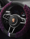Universal Car Steering Wheel Cover Winter Decoration Cute 38cm Plush Footprint Auto Automobile Vehicle Steering Wheel Protector