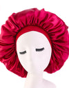Beauty print Satin silk Bonnet sleep night cap