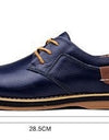 Men's Casual Leather Shoes Top Layer Daily Shoes Trend Men's Shoes British Tie Dress Shoes