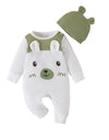 Long Sleeve Jumpsuit Hat Jumpsuit Children's Clothing