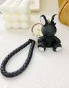 Cute Puppy Blue Key Exquisite Pendant With Keychain