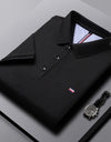 Polo Shirt Men's Summer Lapel Short-sleeved T-shirt Trendy Summer Top Lightweight Casual Collared