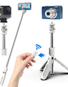 Compatible with Apple, Bluetooth selfie stick mini remote control high-end tripod