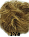 New Trendy Design Women Wavy Curly Messy Hair Bun Synthetic