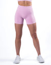 Side Jacquard Seamless Hip Raise Skinny Shorts