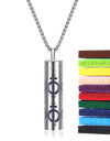 316L Stainless Steel Aromatic Perfume Oil Essential Oil Diffuser Pendant Necklace
