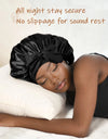 New Silk Bonnet For Sleeping Women Satin Bonnet Hair Bonnet Night Sleep Cap Scarf Wrap For Curly Hair With Tie Band For Curly Hair