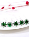 Alloy Rhinestone Tuck Comb Rose Diamond Hair Comb Stylish Hair Accessories Accessories