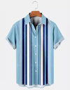 3D Summer Casual Printed Hawaiian Shirt Men Vacation Seaside Wear
