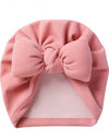 New Style Cashmere Baby Pullover Hat Cotton Filled Bow