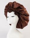 New Silk Bonnet For Sleeping Women Satin Bonnet Hair Bonnet Night Sleep Cap Scarf Wrap For Curly Hair With Tie Band For Curly Hair