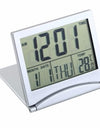 Discount square folding clock travel clock perpetual calendar gift electronic clock
