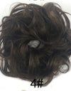 New Trendy Design Women Wavy Curly Messy Hair Bun Synthetic