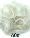 New Trendy Design Women Wavy Curly Messy Hair Bun Synthetic