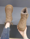 Snow Boots For Women Winter New Fleece-lined Thickened Northeast China Cotton Shoes Waterproof Non-slip Warm
