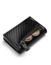 Aluminum Alloy Three-fold Magnetic Anti-theft Brush Wallet