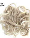New Trendy Design Women Wavy Curly Messy Hair Bun Synthetic