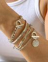 Metal Wind Hollow Chain Bracelet Snake Bone Metal Bracelet