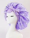 New Silk Bonnet For Sleeping Women Satin Bonnet Hair Bonnet Night Sleep Cap Scarf Wrap For Curly Hair With Tie Band For Curly Hair