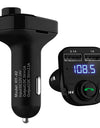 Car MP3 Audio Player Bluetooth Car Kit FM Transmitter Handsfree Calling 5V 4.1A Dual USB Car Charger Phone Charger