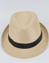 Manufacturers Supply Jazz Hat British Style Cotton And Linen Solid Color Top Hat