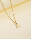 English Letter Necklace Female Personality