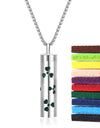 316L Stainless Steel Aromatic Perfume Oil Essential Oil Diffuser Pendant Necklace