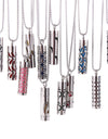 Cylinder Love Aromatherapy Pendant Perfume Essential Oil Stainless Steel Necklace