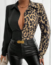 Women's Printed Belted Shirt