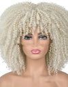 Small Curly Hair Rose Mesh Synthetic Headgear